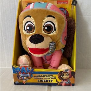 Nickelodeon PAW Patrol Liberty Puppet - Brown and Pink